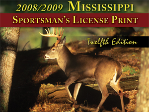 2008/09 Mississippi Sportsman's License Print